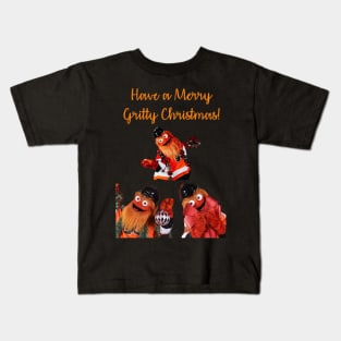 have a merry gritty christmas Kids T-Shirt